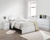 Oslo Double Bed - White