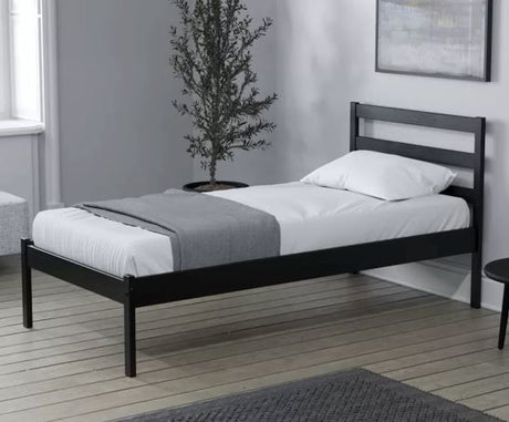 Luka Single Bed - Black Pine