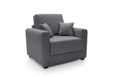 Olly Single Sofa Bed - Dark Grey