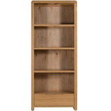 CURVE OAK TALL BOOKCASE