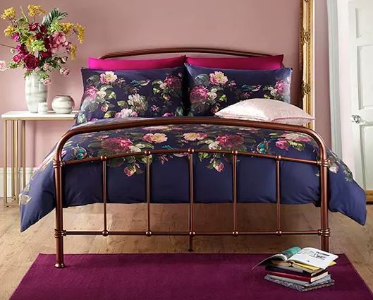 Halston Double Bed - Copper