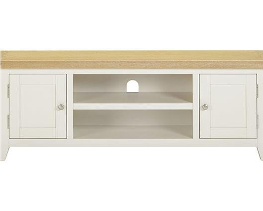 WINDSOR STRAIGHT TV UNIT - NATURAL OAK