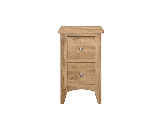 Hampstead 2 Drawer Bedside Oak