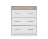 Nika Changing Unit - Grey Wash & White
