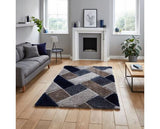 Olympia 2239 Grey/Navy - 120 x 170