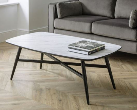 CARUSO MARBLE EFFECT COFFEE TABLE