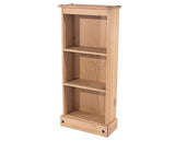 Corona low narrow bookcase