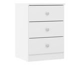 DENVER 2 DOOR WARDROBE BEDROOM SET - WHITE GLOSS