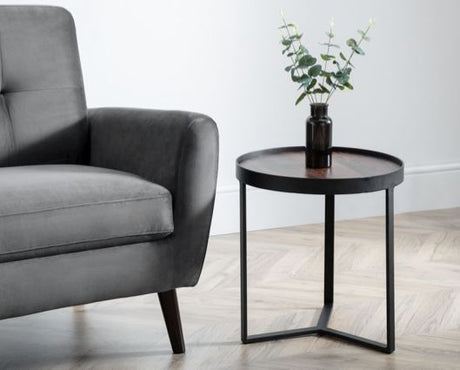 LOFT LAMP TABLE - WALNUT