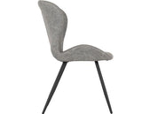 QUEBEC DINING CHAIR (X4 PER BOX) - GREY FAUX LEATHER