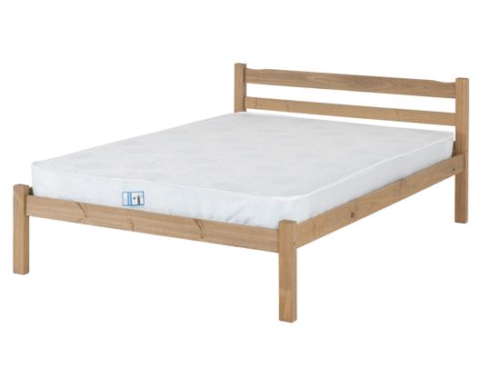 Panama Double Bed - Natural Wax