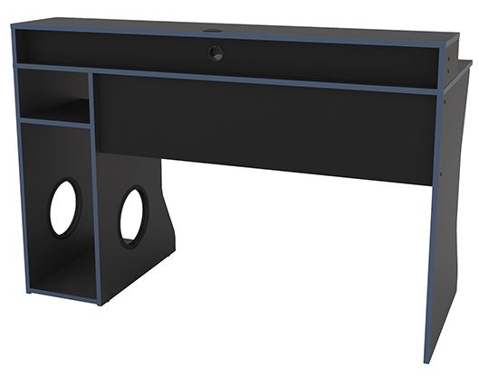 Enzo Gaming Computer Desk Black & Blue