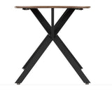 ATHENS RECT & LUKAS DINING SET (X4 CHAIRS) - MEDIUM OAK EFFECT/EMERALD GREEN VELVET