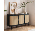 Noah 3 Door Sideboard - Black