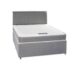 4'6ft Sandringham Divan and Mattress Set + Headboard- Double