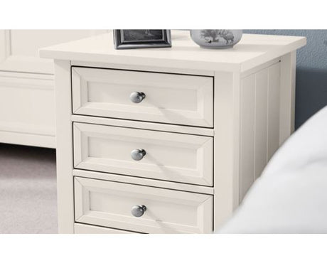 MAINE 3 DRAWER BEDSIDE - SURF WHITE