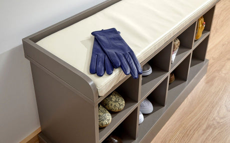Kempton shoe bench grey