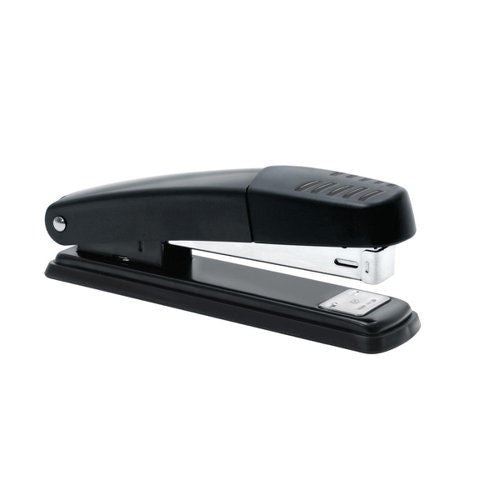 5 Star Office Stapler Full Strip Metal Top and Base Top Loading Capacity 20 Sheets Black