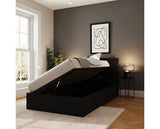 side lift ottoman 90cm black