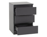 MALVERN 2 DOOR WARDROBE BEDROOM SET - GREY