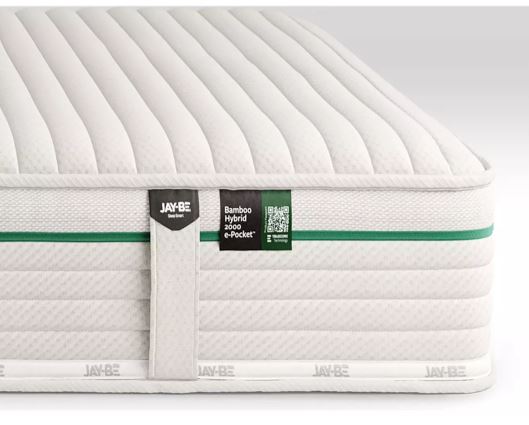 Jay-Be� Natural Fresh Bamboo Hybrid 2000 e-Pocket Mattress - King