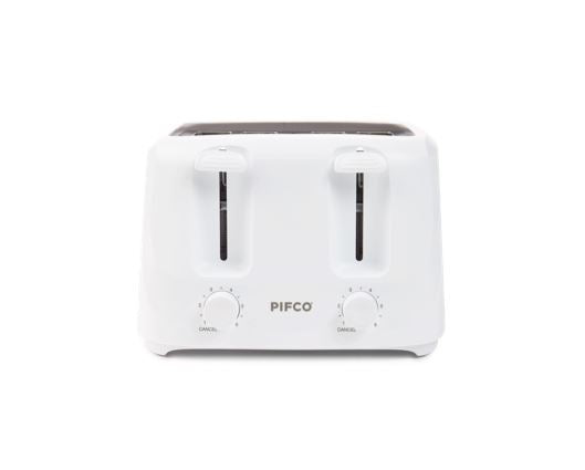 PIFCO White 4 Slice Toaster