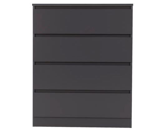 Malvern 4 Drawer Chest - Grey