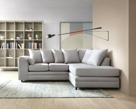 Darcy Right Hand Facing Corner Sofa-Light Grey