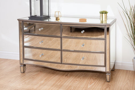 Elysee 6 Drawer Wide
