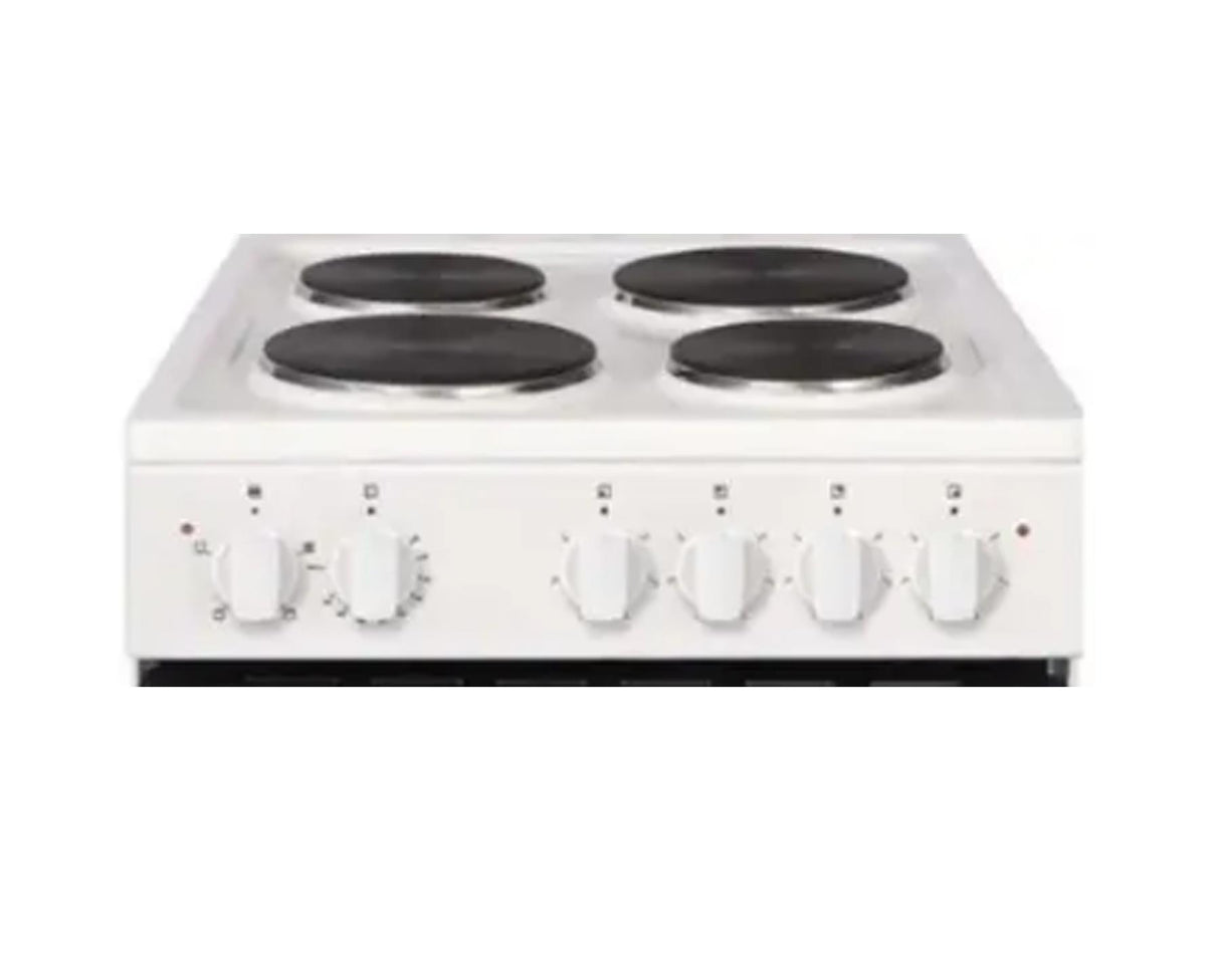 Esatto ESAT50EW 50cm Single Cavity Electric Cooker with Solid Plate Hob