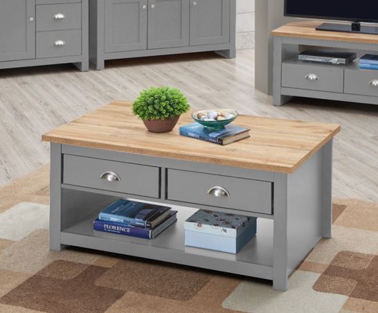 Lisbon 2 Drawer Coffee Table