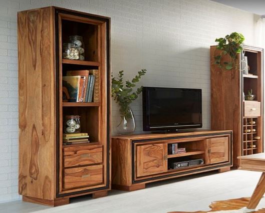 JODHPUR SHEESHAM SLIM BOOKCASE