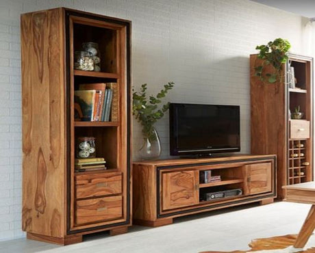 JODHPUR SHEESHAM SLIM BOOKCASE