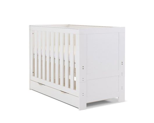Nika Mini 3 Piece Room Set & Underdrawer - White Wash