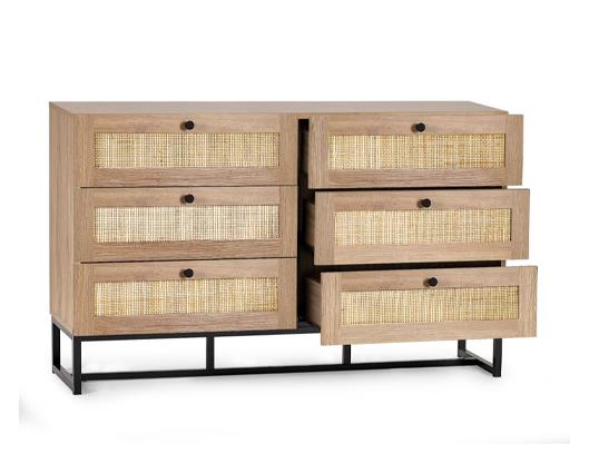 Padstow 6 Drawer Chest - Oak