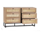 Padstow 6 Drawer Chest - Oak
