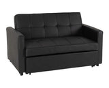 Astoria Sofa Bed - Black Faux Leather