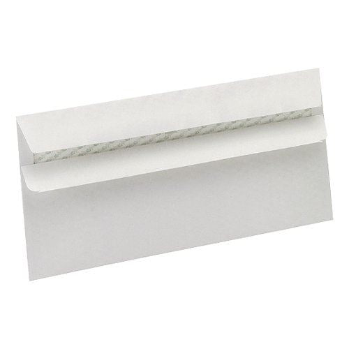 5 Star Eco Envelopes Wallet Recycled Self Seal 90gsm DL 220x110mm White (Pack of 500)