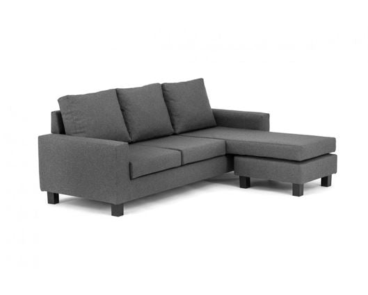 Capri Right Facing Corner Sofa - Dark Grey