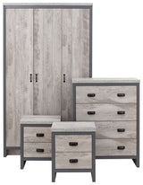 Boston 4 piece bedroom set grey