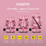 On the Go i-size Travel Car Seat - Itchy Feet Rosy