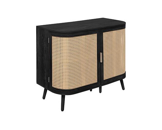 Noah 2 Door Sideboard - Black