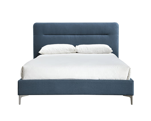 Finn King Bed- Steel Blue