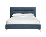 Finn King Bed- Steel Blue