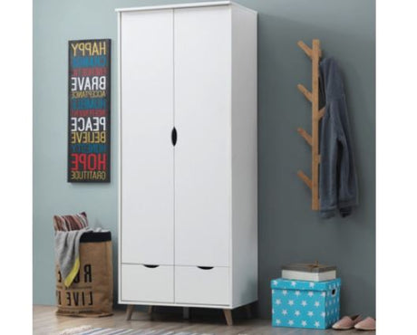 2 Door Wardrobe with 2 Drawers