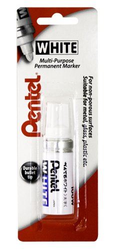 Pentel Paint Marker Bullet Tip Medium White BCX100W