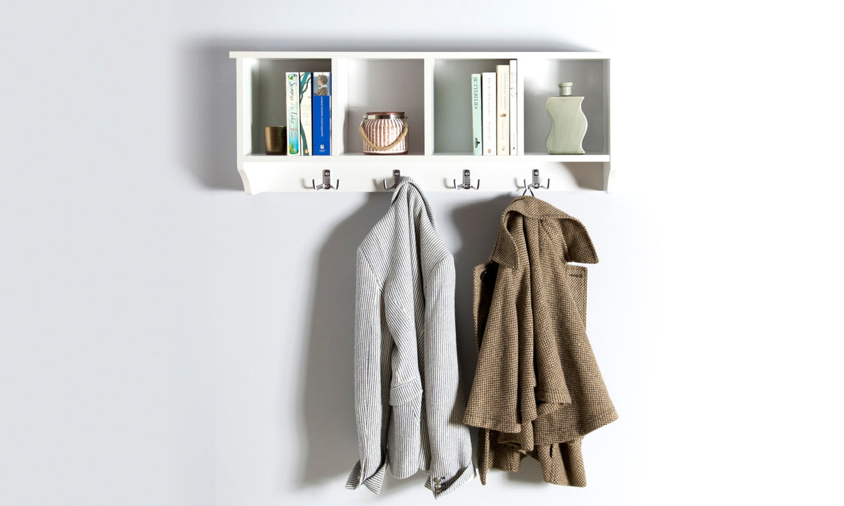 Kempton Wall Rack White