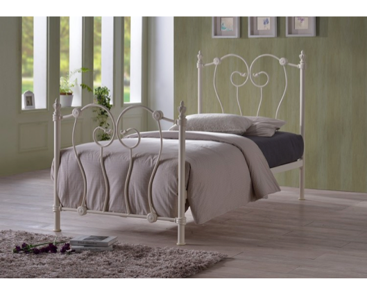 Inova Single Bed Frame - Ivory