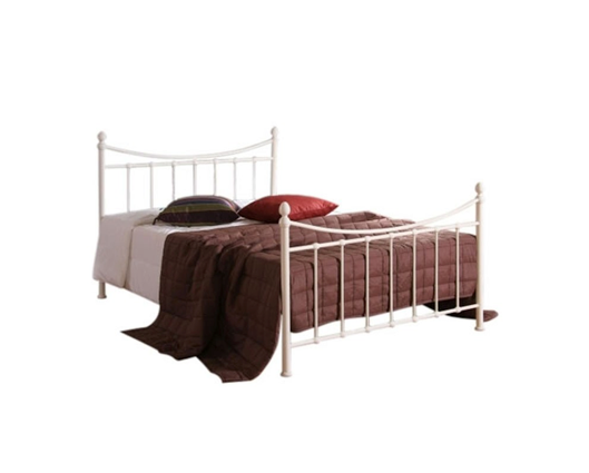 Aderley Small Double Bed Frame-Ivory