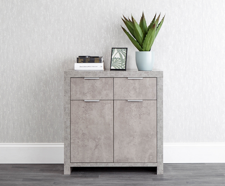 Bloc Compact Sideboard Concrete